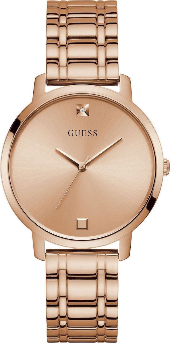 Guess Ladies Crystals pink Gold Stainless Steel Bracelet W1313L3